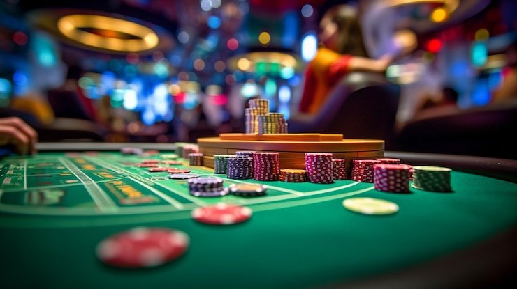 Studio live dealer Dream Gaming dengan multiple kamera menampilkan dealer profesional dan meja permainan roulette